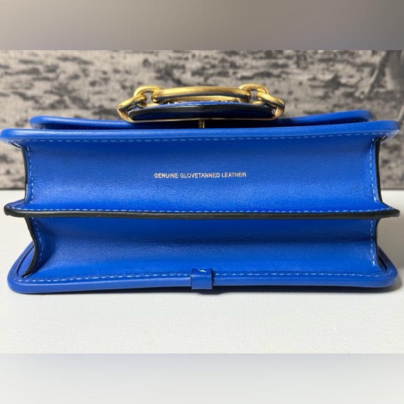 NWT Coach Hero Crossbody Bag in Glovetanned Leather Blue Fin C8441 - Picture 8 of 15